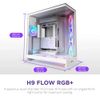 Vỏ case NZXT H9 Flow RGB+ Dual-Chamber ATX Mid-Tower, quạt RGB và hub