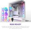 Vỏ case NZXT H9 Flow RGB+ Dual-Chamber ATX Mid-Tower, quạt RGB và hub