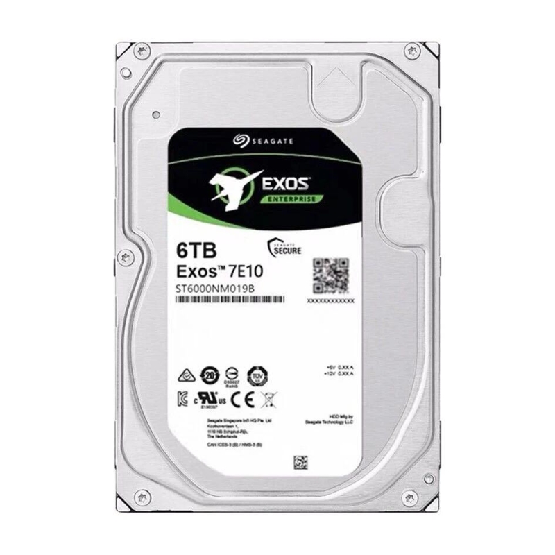 Seagate Exos 6TB 7E10 ST6000NM019B 7.2K RPM SATA-6Gb/s 3.5"