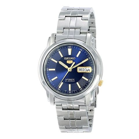 Seiko SNKL79K1 – Nam – 37,5mm – Kính cứng – Automatic – Dây kim loại