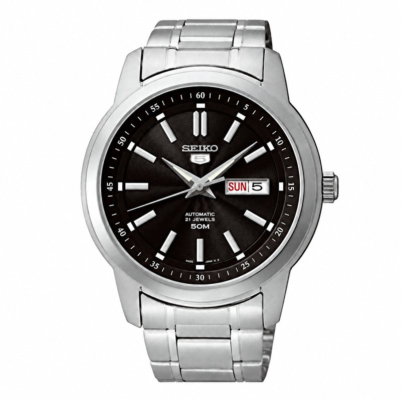Seiko SNKM87K1 – Nam – 42mm – Kính cứng – Automatic (Cơ tự động) – Dây kim loại