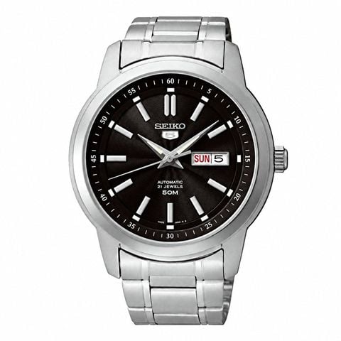 Seiko SNKM87K1 – Nam – 42mm – Kính cứng – Automatic – Dây kim loại