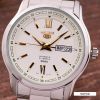 Seiko SNKP15K1 – Nam – 42mm – Kính cứng – Automatic – Dây kim loại