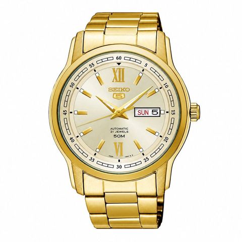 Seiko SNKP20K1 – Nam – 42mm – Kính cứng – Automatic – Dây kim loại