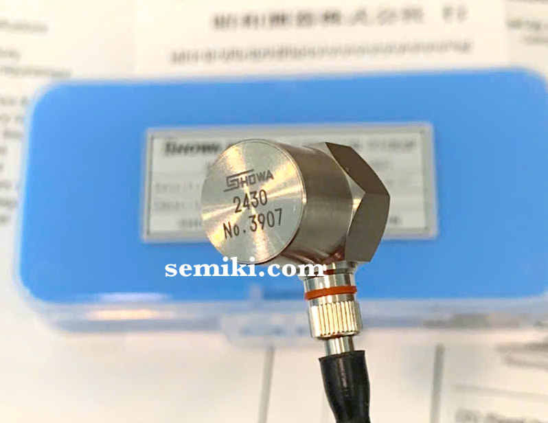 showa sokki Accelerometer 2430 cảm biến đo độ rung, gia tốc 5-10kHz (±3dB)