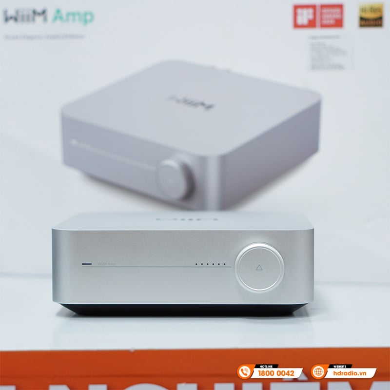 Ảnh minh họa Amply WiiM Amp, 2 kênh, 60W/CH ở 8ohm 120W/CH ở 4ohm, Music Server, DAC, Network Streamer, Bluetooth, Wi-Fi, AirPlay 2, Chromecast 1