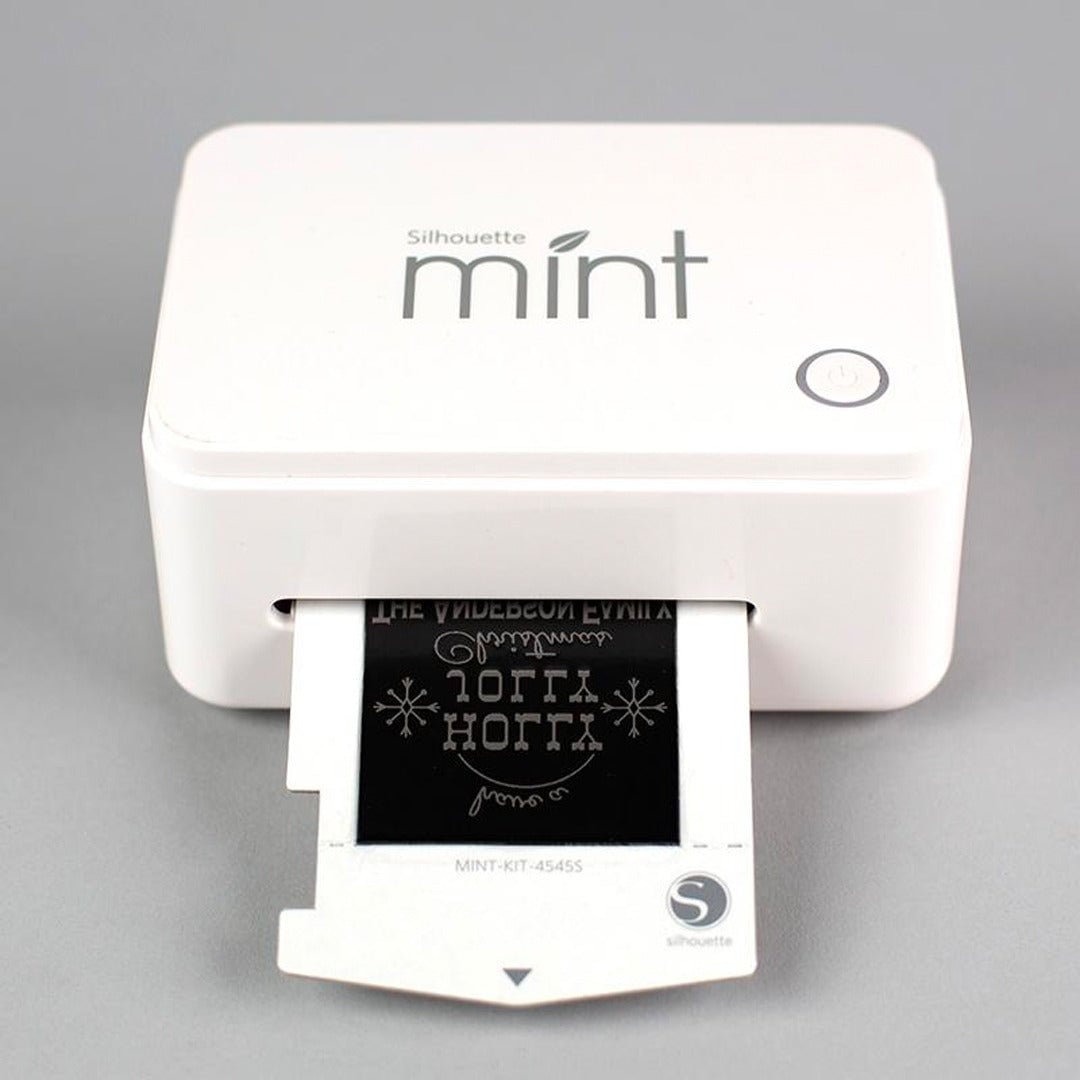 Ảnh minh họa Silhouette Mint Máy tạo con dấu tùy chỉnh – Trắng 2