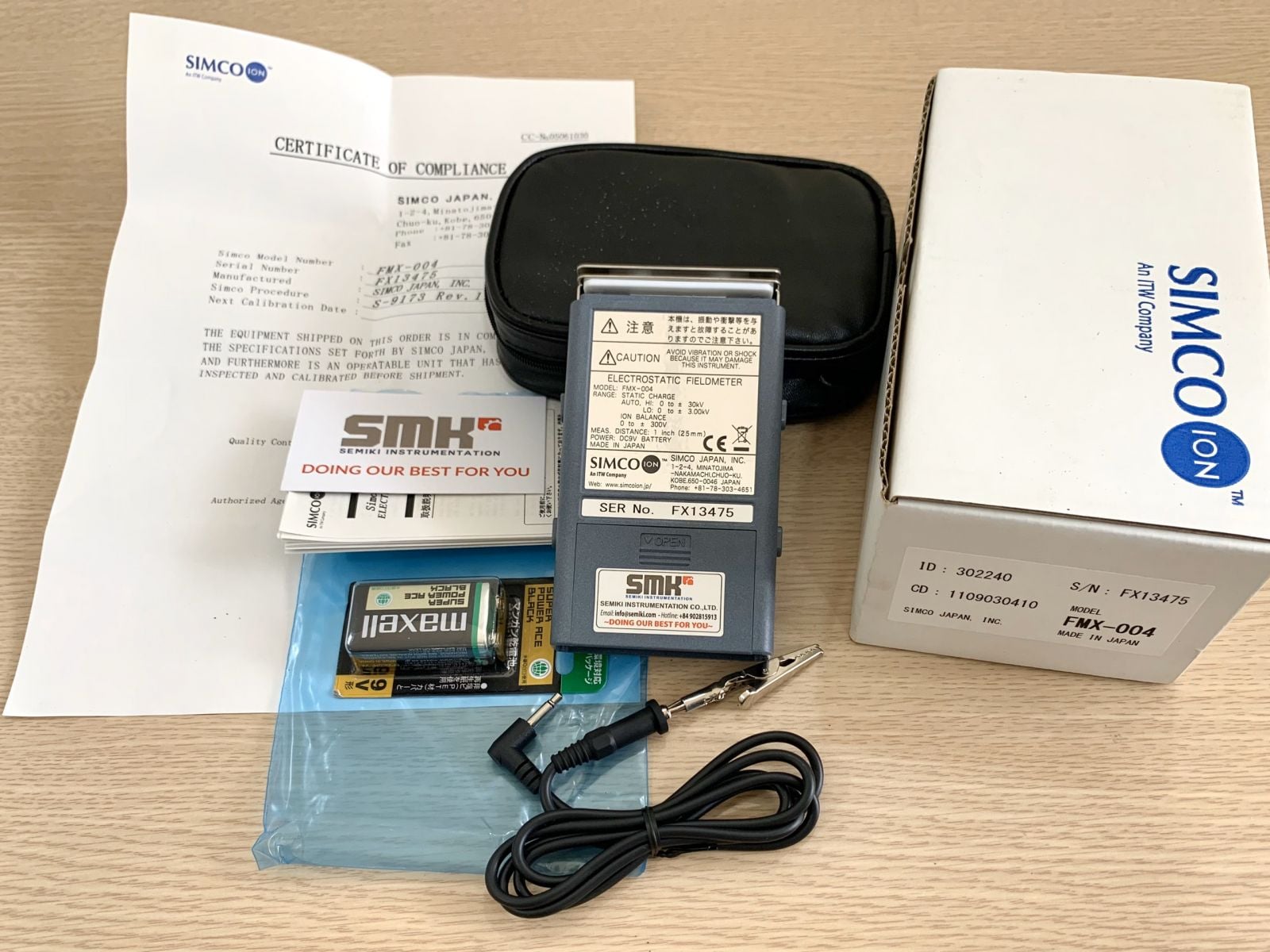 Ảnh minh họa Simco FMX-004 thiết bị đo độ tĩnh điện ( 0 ~ ±30.0 kV) 2