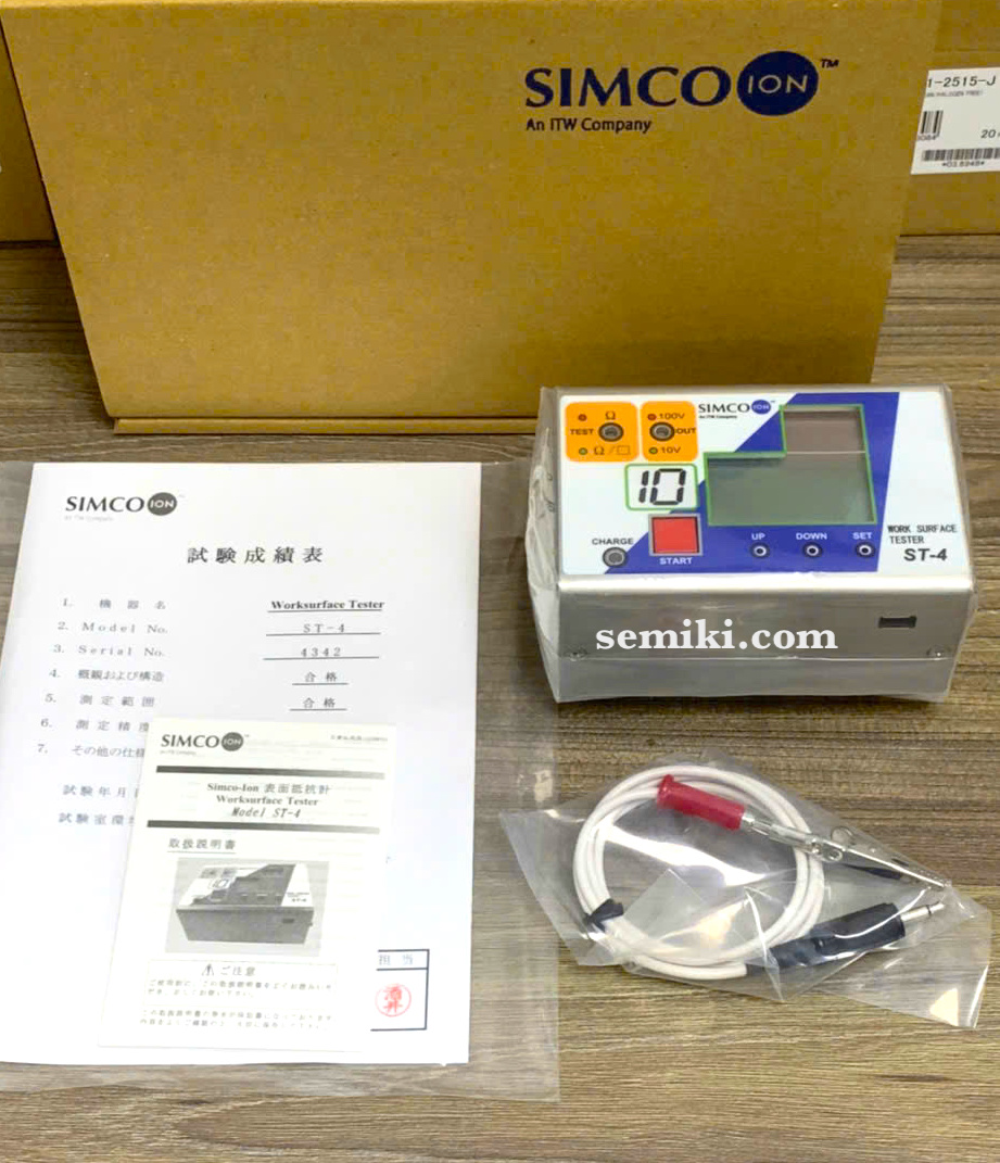 Ảnh minh họa SIMCO Work Surface Tester ST-4 thiết bị đo điện trở bề mặt 1