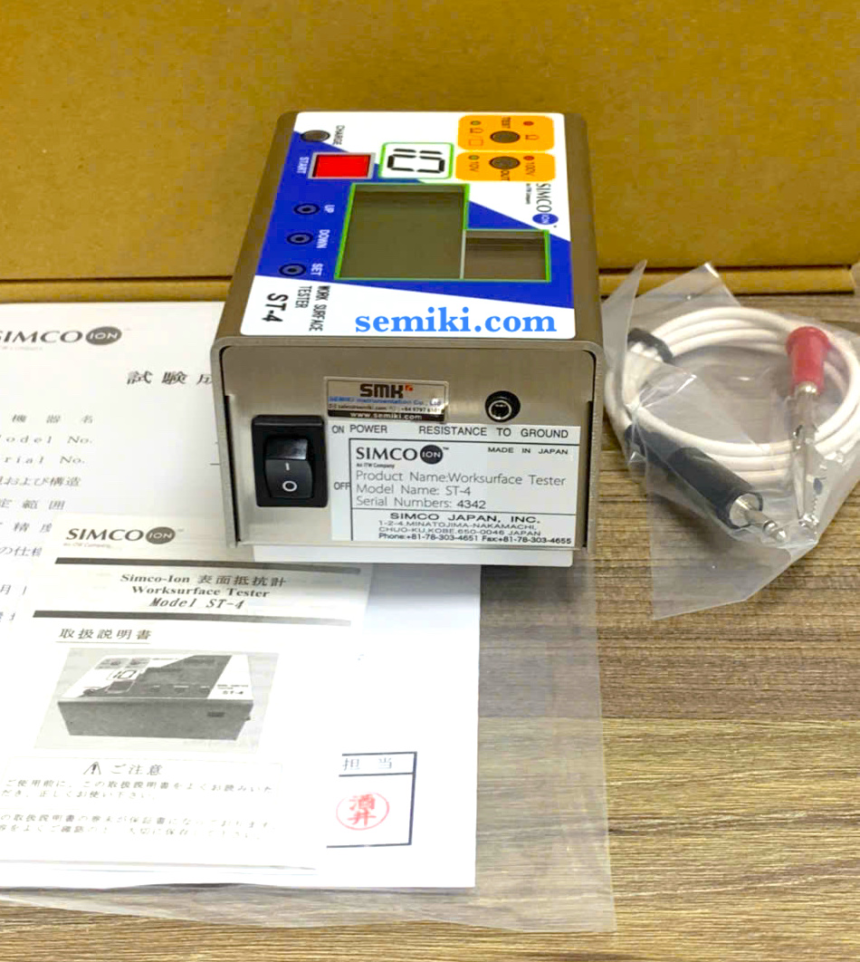 Ảnh minh họa SIMCO Work Surface Tester ST-4 thiết bị đo điện trở bề mặt 2