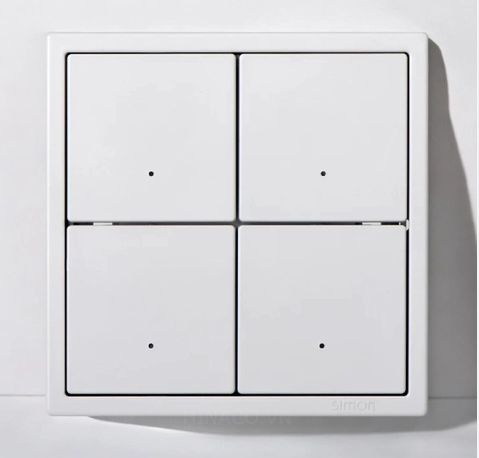Module Công tắc ngữ cảnh bốn Simon I7 Smart màu Trắng 70E845TY