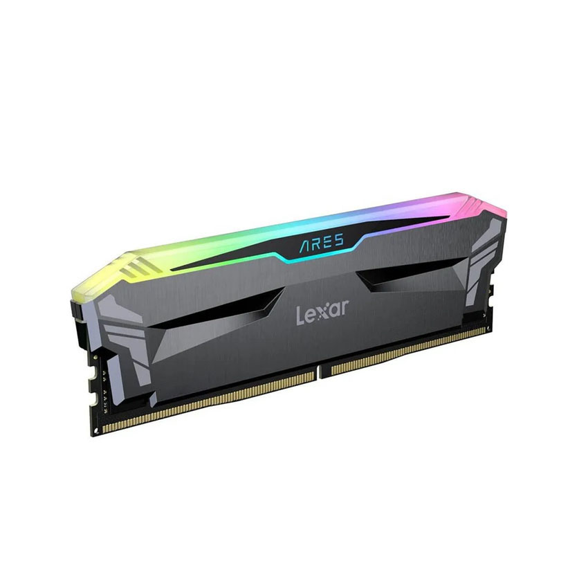 Ảnh minh họa RAM Desktop Lexar Ares RGB Black (LD4U08G32C16LA-RGS) 8GB (1x8GB) DDR4 3200Mhz 1