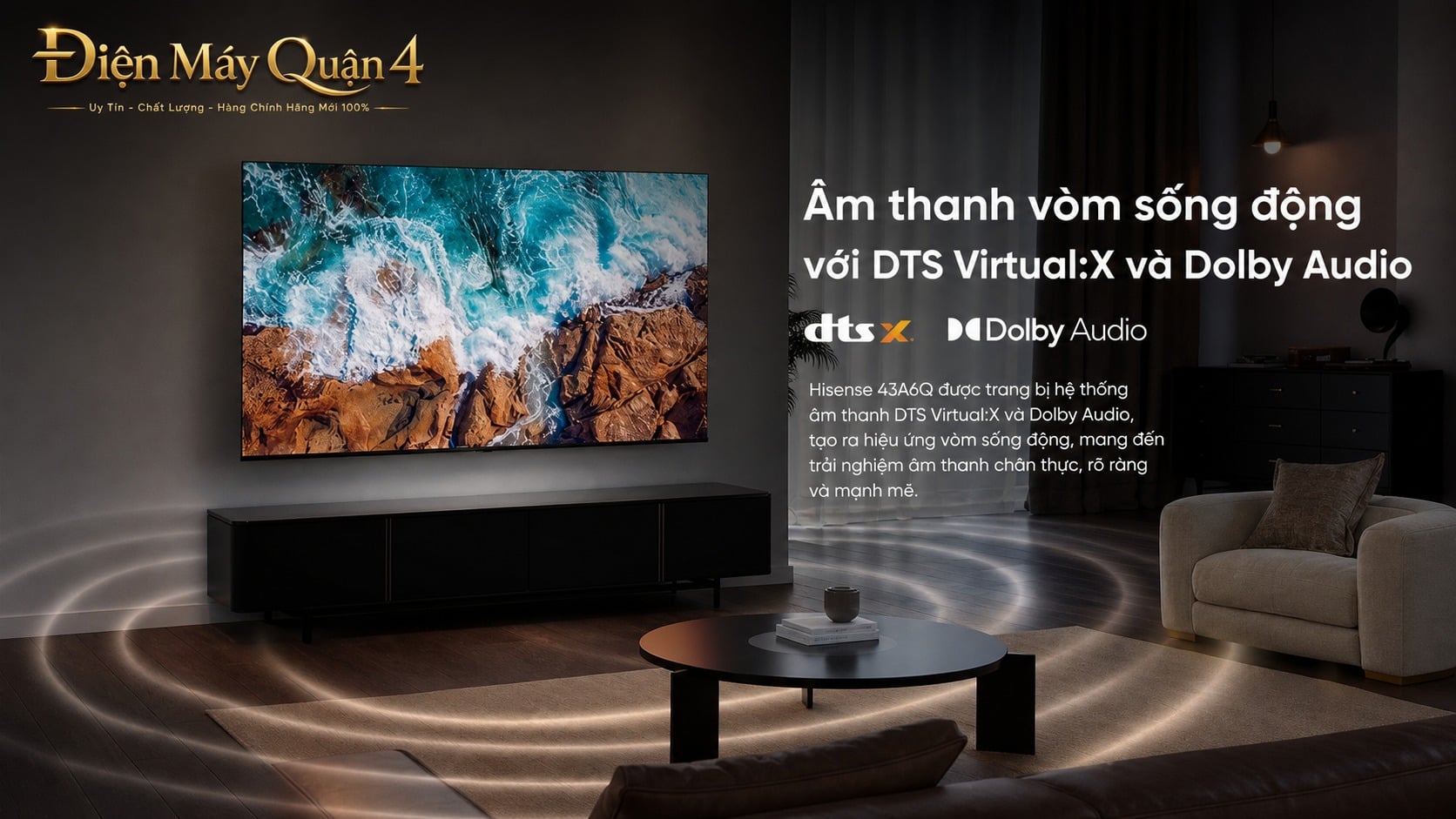 Ảnh minh họa Smart Tivi Hisense 4K 43 inch 43A6Q 2