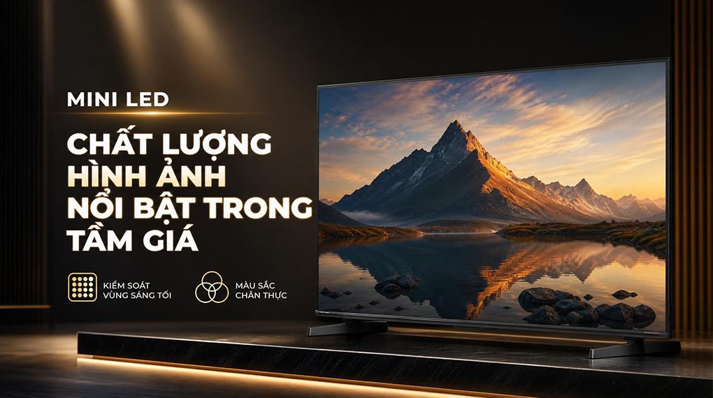 Ảnh minh họa Smart Tivi Mini LED Hisense AI 4K 55 inch 55U6SE 1