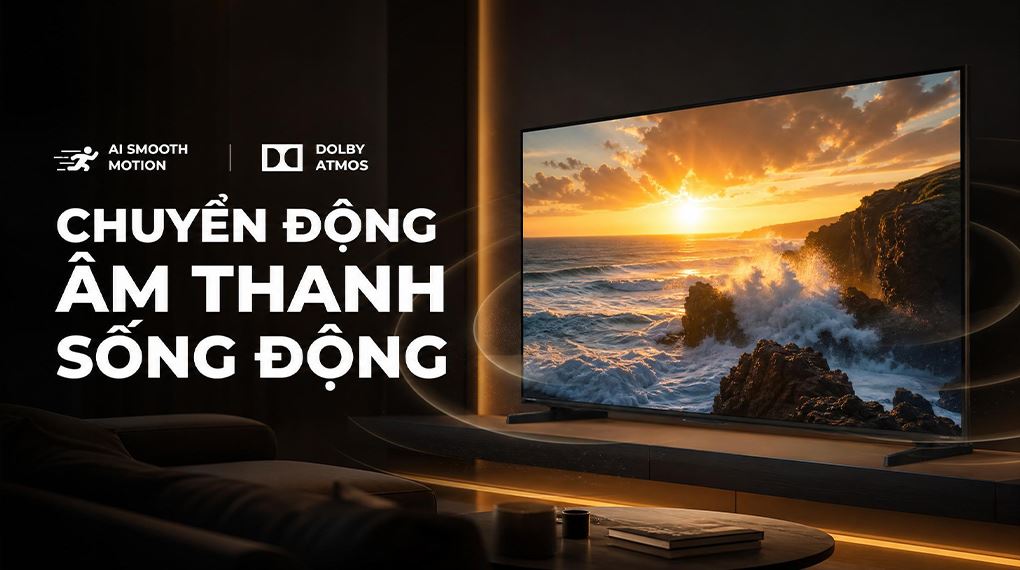 Ảnh minh họa Smart Tivi Mini LED Hisense AI 4K 55 inch 55U6SE 3