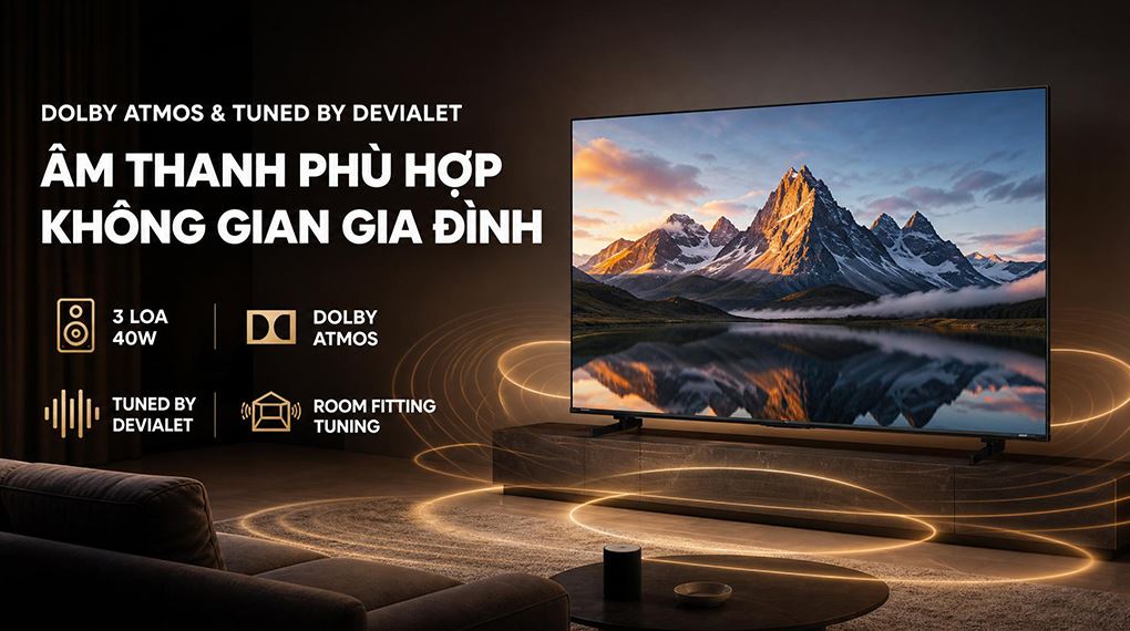 Ảnh minh họa Smart Tivi Mini LED Hisense AI 4K 65 inch 65U6SE 3