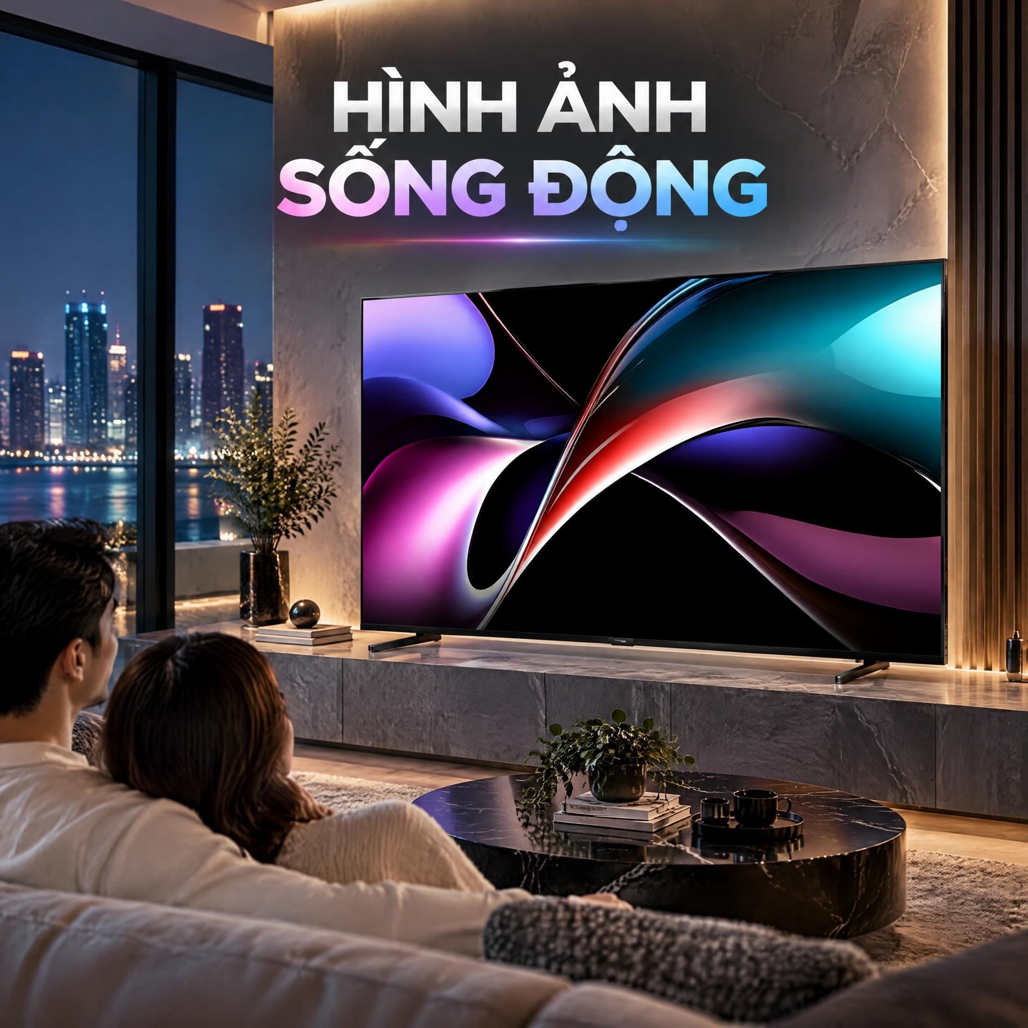 Ảnh minh họa Smart Tivi MiniLED ULED Hisense AI 4K 116 inch 116UX 1
