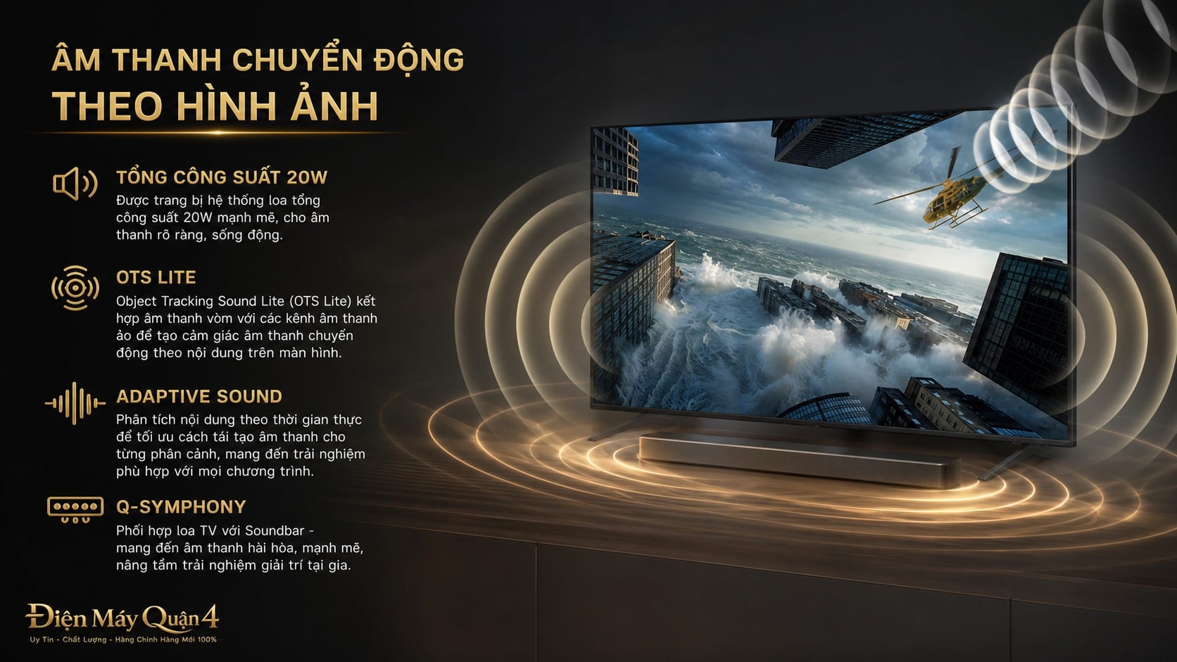 Ảnh minh họa Smart Tivi Samsung Mini LED 4K 43M60H 43 Inch 3