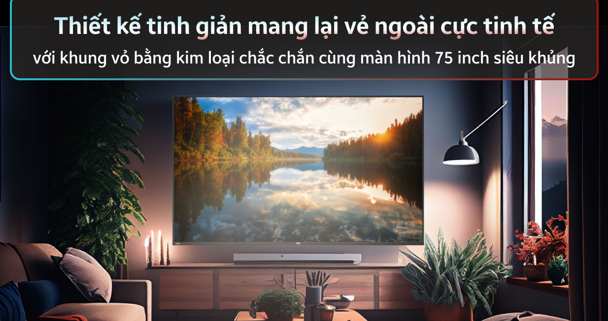 Ảnh minh họa Smart Tivi VSP QLED UHD 4K 75 inch 2025 (VUE75GQU01) 1
