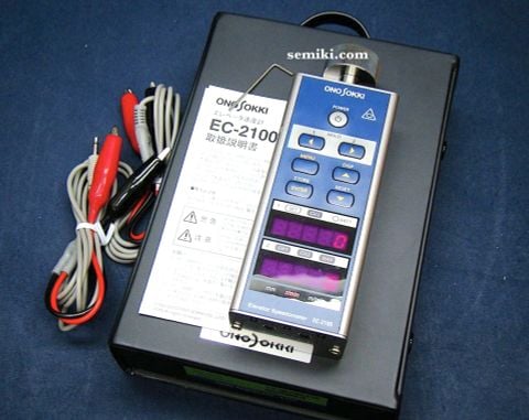 ONO SOKKI EC-2100 máy đo tốc độ vòng quay trục thang máy 0.1~2,000.0