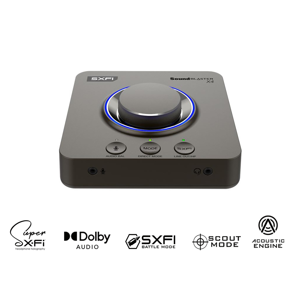 Ảnh minh họa Sound Card Creative Sound Blaster X4 | Đen (70SB181500000) 1