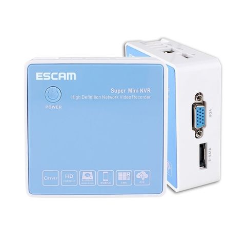 ESCAM NVR K208 8CH – Đầu ghi hình Mini 8 kênh chất lượng cao
