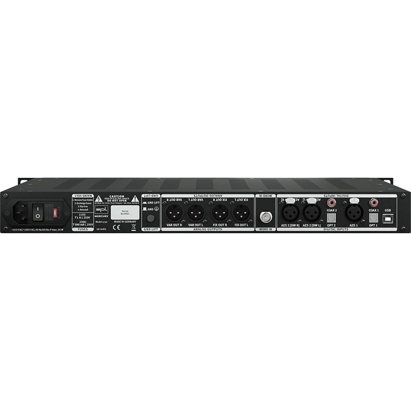 Ảnh minh họa SPL Mercury Mastering DA Converter (RED) 1