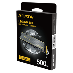  SSD ADATA LEGEND 860 500GB SLEG-860-500GCS – M.2 PCIe Gen4 x4 NVMe 