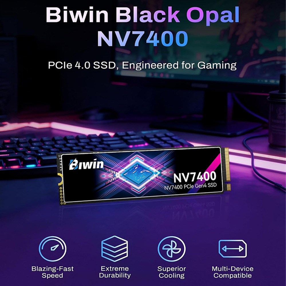 Ảnh minh họa SSD Biwin Black Opal NV7400 512GB PCIe Gen4 x4 NVMe BNV7400512G-RGX 1