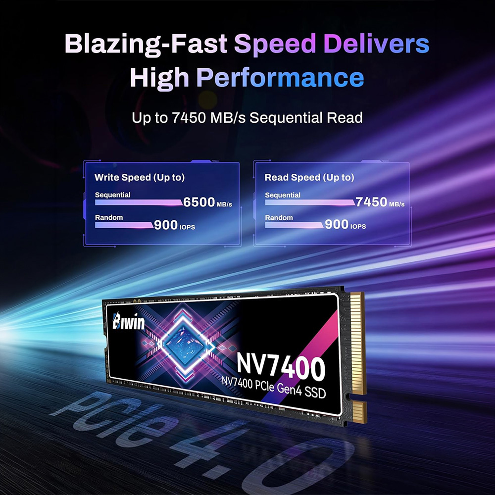 Ảnh minh họa SSD Biwin Black Opal NV7400 512GB PCIe Gen4 x4 NVMe BNV7400512G-RGX 2