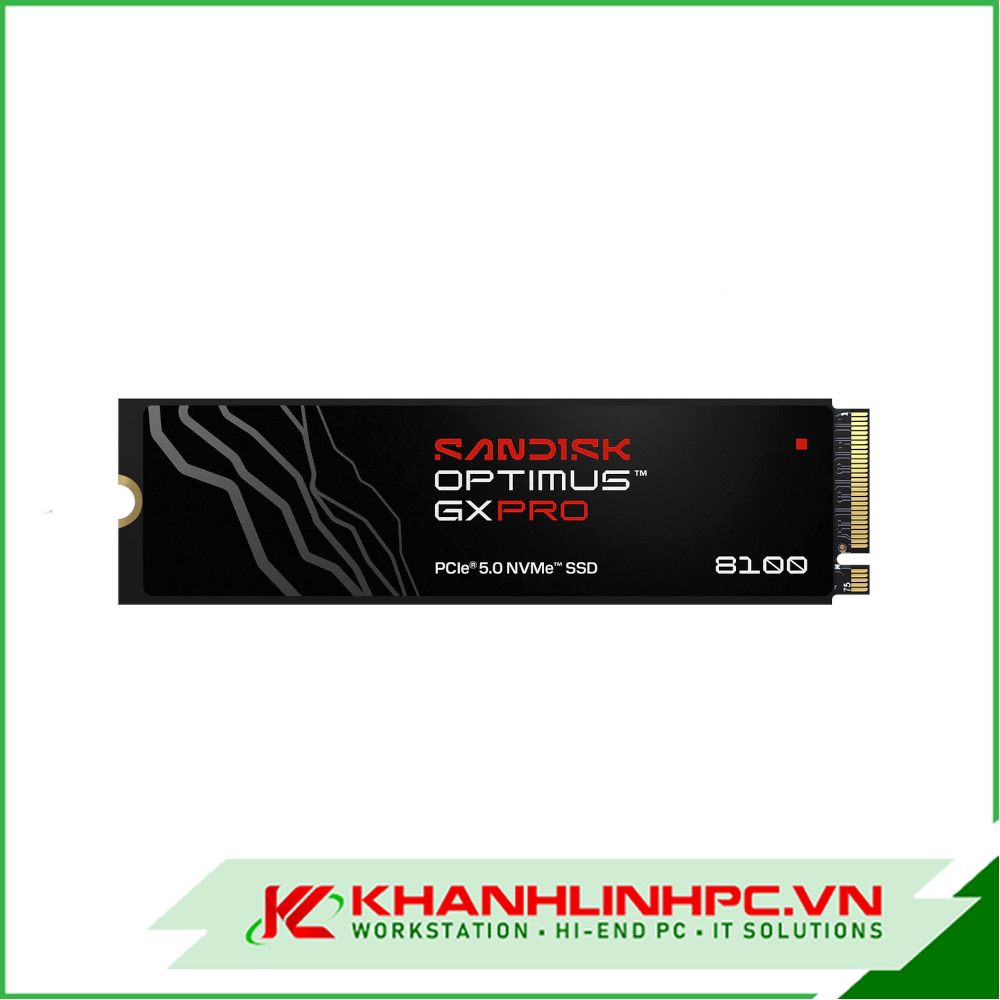 Ảnh minh họa SSD SANDISK Optimus GX PRO 8100 8TB (SDSP82800TAN) – PCIe Gen4x4 1