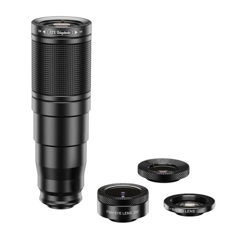 Ống kính camera điện thoại di động Apexel 22X105-4IN1