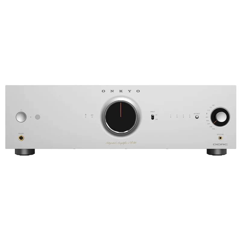 Amply Onkyo A50, 2 kênh, Mạch Class AB, Công suất 140W/kênh (8Ohms), AirPlay 2, Chromecast, HDMI ARC, Optical, Coaxial, RCA