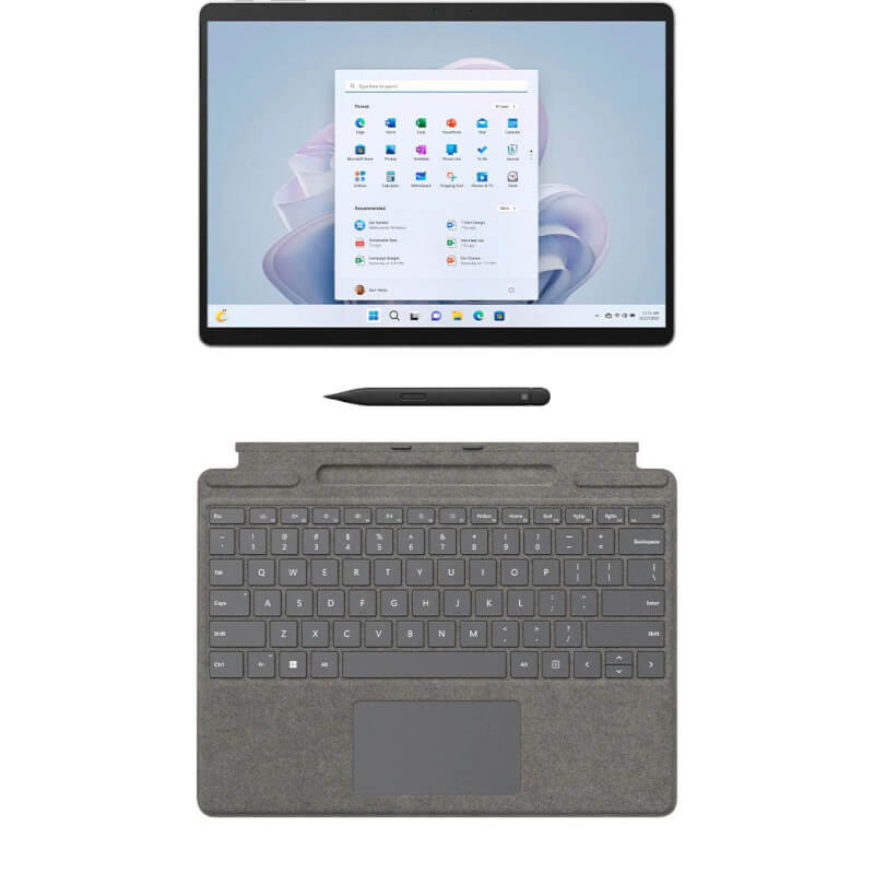 Ảnh minh họa Surface Pro 9 5G Platinum SQ3 Ram 8GB SSD 256GB Open Box 3
