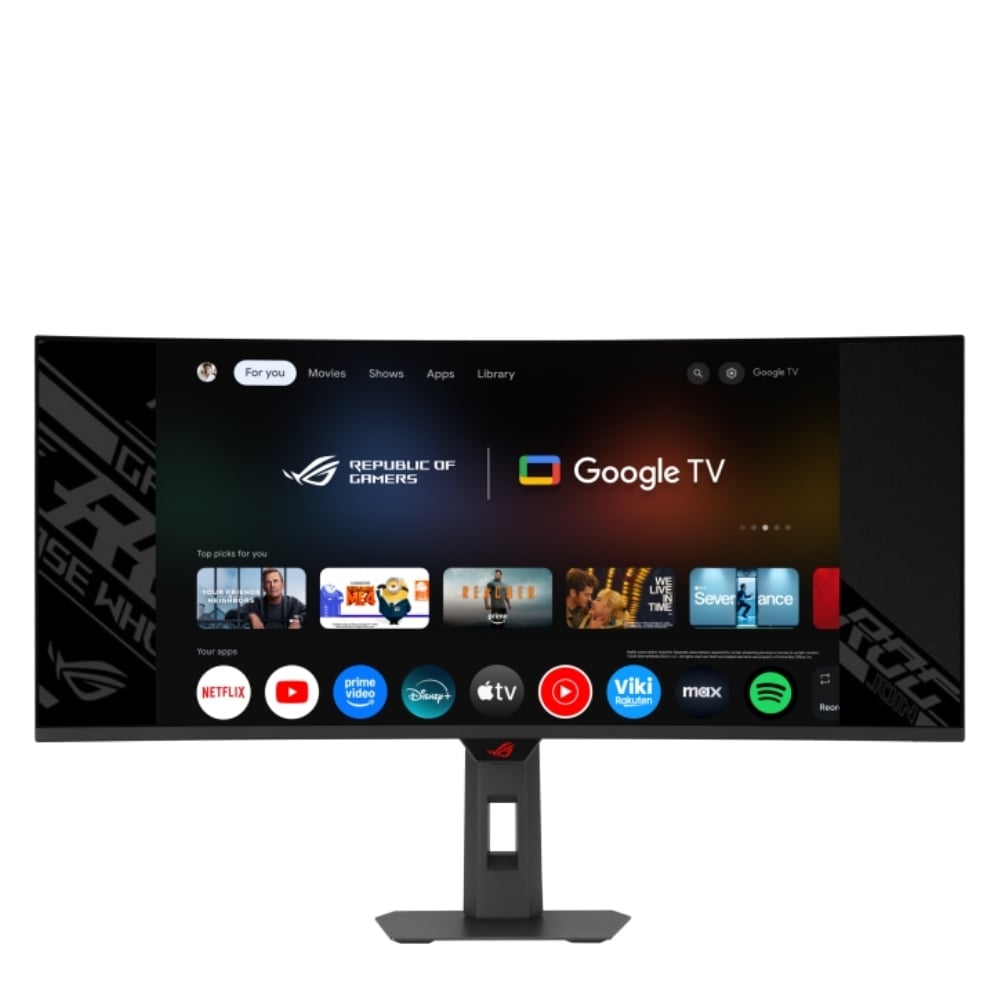 Màn hình cong Asus ROG Strix XG34WCDMTG 34" QD-OLED 2K 240Hz USBC Android 14 Google TV