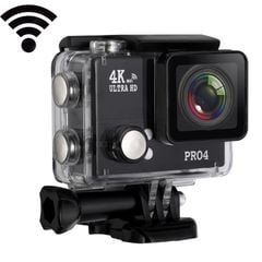  Máy ảnh lặn PRO4 4K Đen – Góc rộng 170°, WiFi, chống nước 45m 