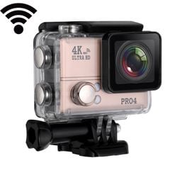  Máy ảnh lặn PRO4 4K Hồng – Góc rộng 170°, WiFi, chống nước 45m 