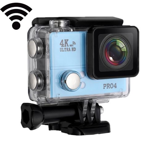 Máy ảnh lặn PRO4 4K Xanh – Góc rộng 170°, WiFi, chống nước 45m