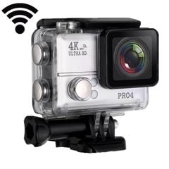  Máy ảnh lặn PRO4 4K Bạc – Góc rộng 170°, WiFi, chống nước 45m 