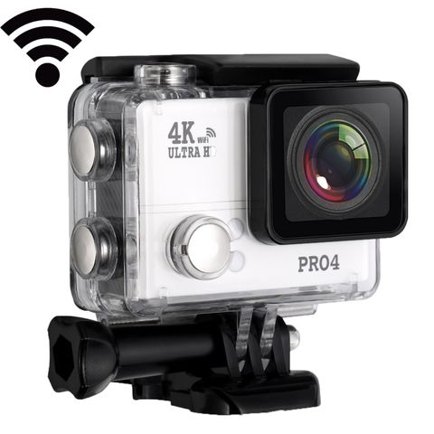 Máy ảnh lặn PRO4 4K Trắng – Góc rộng 170°, WiFi, chống nước 45m