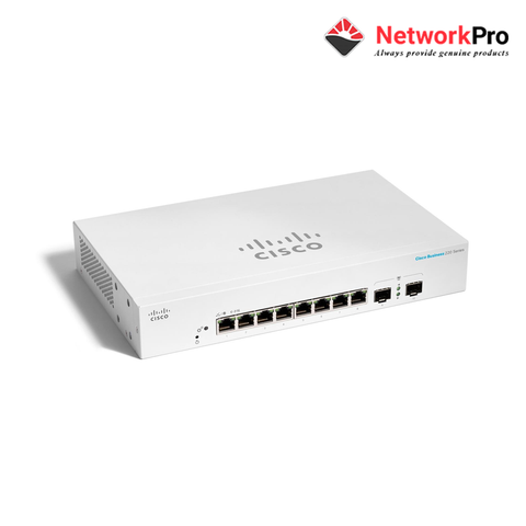 Switch Cisco Bussiness CBS220-8T-E-2G-EU 8 x 10/100/1000, 2 x SFP