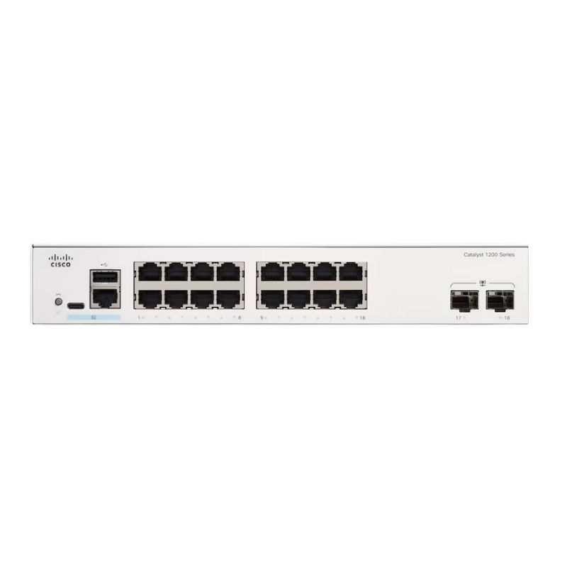 Switch Cisco Catalyst C1200-16T-2G, 16 Ports, SFP Uplink