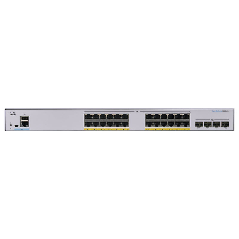 Ảnh minh họa Switch Cisco CBS350-24P-4G-EU, Bộ chuyển mạch Switch 24 Port POE 1