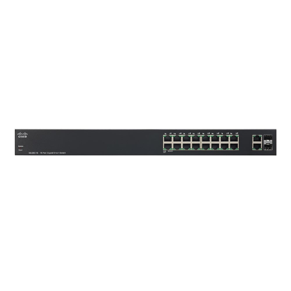 Ảnh minh họa Switch Cisco SG200-18 (SLM2016T-EU) 18 port Gigabit 1