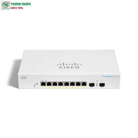 Switch Cisco Smart Managed CBS220-8T-E-2G (10 port)