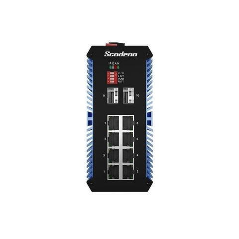 Scodeno SIS65-2GX8GT-X Switch Công Nghiệp 10 Cổng 2*1000 Base-X