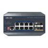Switch công nghiệp AurCore AIS4001P L2+ | 8GE | 4G SFP+ | PoE/PoE+
