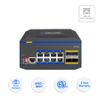 Switch công nghiệp AurCore AIS4001P L2+ | 8GE | 4G SFP+ | PoE/PoE+