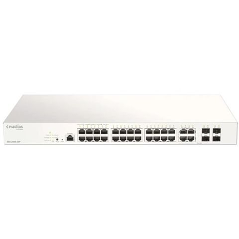 Switch D-link Dbs-2000-28p – 28 Cổng Gigabit Poe Quản Lý Cloud Nuclias