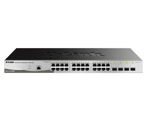 Switch D-link Des-1210-28/me 28 Port Metro Ethernet